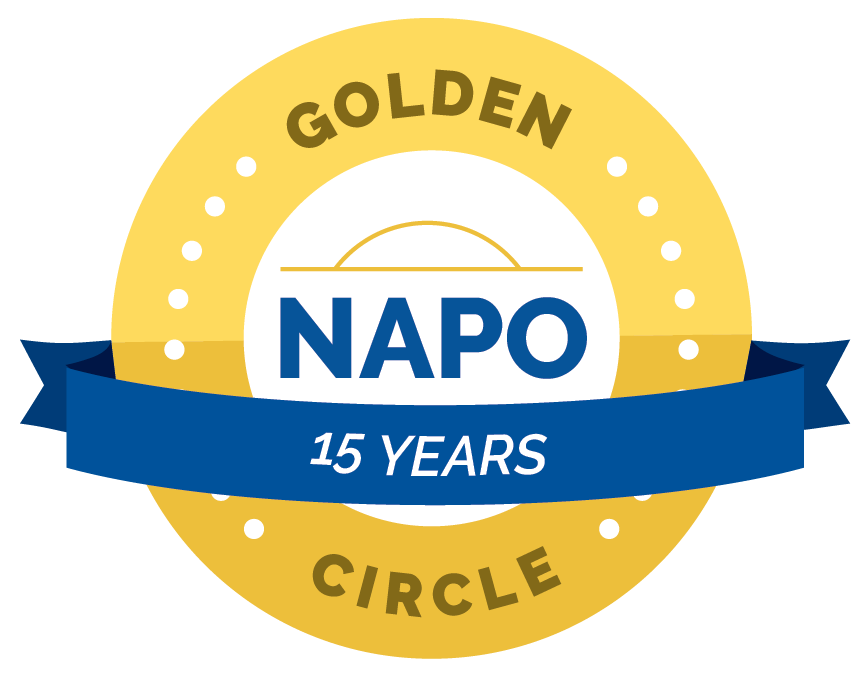 NAPO Golden Circle 15 year badge Kim Oser
