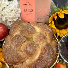 Noosh Kneads Caradom Halva artisan challah